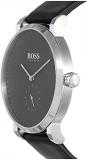 BOSS Analogue Quartz Watch for Men with Black Leather Strap - 1513500