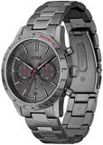 BOSS Chronograph Quartz Watch for Men with Grey Stainless Steel Bracelet - 1513924