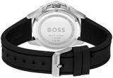 BOSS Analogue Quartz Watch for Men with Black Silicone Bracelet - 1513913