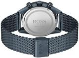BOSS Chronograph Quartz Watch for Men with Blue Stainless Steel Mesh Bracelet - 1513887