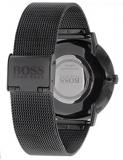 BOSS Analogue Quartz Watch for Men with Black Stainless Steel Mesh Bracelet - 1513542