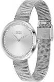 BOSS Women's Analogue Quartz Watch Praise with Stainless Steel Mesh Band