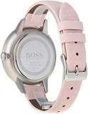 BOSS Analogue Multifunction Quartz Watch for Women with Pink Leather Strap - 1502419