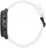 BOSS Chronograph Quartz Watch for Men with White Silicone Bracelet - 1513718
