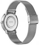 BOSS Analogue Quartz Watch for Men with Silver Stainless Steel Mesh Bracelet - 1513541