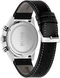 BOSS Chronograph Quartz Watch for Men with Black Leather Strap - 1513853