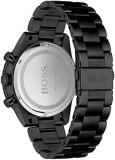 BOSS Chronograph Quartz Watch for Men with Black Stainless Steel Bracelet - 1513854