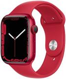 Apple Watch Series 7 (GPS + Cellular, 45mm) Smart watch - (PRODUCT) RED Aluminium Case with (PRODUCT) RED Sport Band - Regular. Fitness Tracker, Blood Oxygen & ECG Apps, Water Resistant