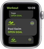 Apple Watch SE 44mm (GPS + Cellular) - Silver Aluminium Case with Seashell Sport Loop (Renewed)