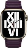 Apple Watch Leather Link (41mm) - Dark Cherry - M/L
