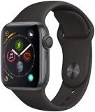 Apple Watch Series 4 (GPS, 40mm) - Space Gray Aluminum Case with Black Sport Ban...