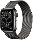 Apple Watch Series 6 GPS + Cellular, 40mm Graphite Stainless Steel Case with Gra...