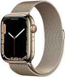 Apple Watch Series 7 (GPS + Cellular, 45mm) Smart watch - Gold Stainless Steel C...