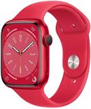 Apple Watch Series 8 (GPS 45mm) Smart watch - (PRODUCT) RED Aluminium Case with ...