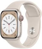 Apple Watch Series 8 (GPS + Cellular 41mm) Smart watch - Starlight Aluminium Cas...
