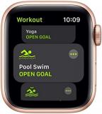 Apple Watch SE 40mm (GPS + Cellular) - Gold Aluminium Case with Pink Sand Sport Band (Renewed)
