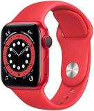 Apple Watch Series 6 GPS + Cellular, 40mm PRODUCT(RED) Aluminium Case with PRODUCT(RED) Sport Band - (Renewed)