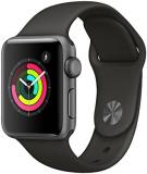Apple Watch Series 3 (GPS, 38mm) - Space Grey Aluminium Case with Grey Sport Ban...