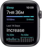 Apple Watch SE 44mm (GPS + Cellular) - Space Grey With Black Sport Band (Renewed)