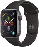 Apple Watch Series 4 44mm (GPS + Cellular) - Space Grey Aluminium Case with Blac...