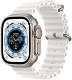 Apple Watch Ultra (GPS + Cellular, 49mm) Smart watch - Titanium Case with White ...