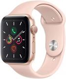 Apple Watch Series 5 (GPS, 44mm) - Gold Aluminum Case with Pink Sport Band (Rene...