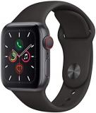 Apple Watch Series 5 (GPS + Cellular, 40mm) - Space Grey Aluminium Case with Bla...