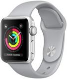 Apple Watch Series 3 (42mm, Silver Aluminum Case with Fog Sport Band - GPS + Cellular) (Renewed)