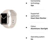 Apple Watch Series 7 (GPS, 41MM) - Starlight Aluminium Case with Starlight Sport Band (Renewed)
