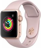 Apple Watch Series 3 42mm (GPS) - Gold Aluminium Case with Pink Sand Sport Band (Renewed)