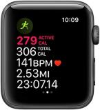 Apple Watch Series 3 42mm (GPS) - Gold Aluminium Case with Pink Sand Sport Band (Renewed)
