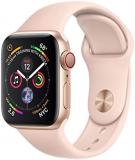 Apple Watch Series 4 (GPS + Cellular, 40MM) - Gold Aluminum Case with Pink Sand Sport Band (Renewed)