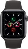 (Renewed) Apple Watch Series 5 (GPS, 44mm) - Space Gray Aluminum Case with Black Sport Band