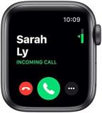 (Renewed) Apple Watch Series 5 (GPS, 44mm) - Space Gray Aluminum Case with Black Sport Band
