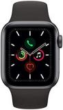 Apple Watch Series 5 (GPS, 40mm) - Space Grey Aluminium Case with Black Sport Band (Renewed)