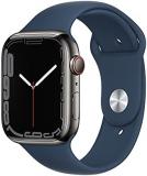 Apple Watch Series 7 (GPS + Cellular, 45mm) Smart watch - Graphite Stainless Ste...