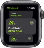 Apple Watch SE 40mm (GPS) - Space Grey Aluminium Case with Black Sport Band (Renewed)
