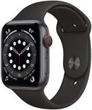 Apple Watch Series 6 44mm (GPS + Cellular) - Space Grey Aluminium Case with Blac...