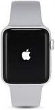 Apple Watch Series 3 (GPS, 42mm) - Silver Aluminium Case with Fog Sport Band (Renewed)