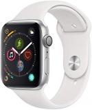 Apple Watch Series 4 (GPS, 44MM) - Silver Aluminium Case with White Sport Band (...