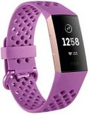 Fitbit Charge 3 Advanced Fitness Tracker with Heart Rate, Swim Tracking & 7 Day Battery - Rose-Gold/Berry, One Size