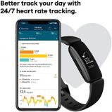Fitbit Inspire 2 Health & Fitness Tracker with a Free 1-Year Fitbit Premium Trial, Black & Inspire 2 Health & Fitness Tracker with a Free 1-Year Fitbit Premium Trial, 24/7 Heart Rate, Lunar White