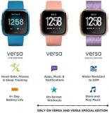 Fitbit Versa Lite Health & Fitness Smartwatch with Heart Rate, 4+ Day Battery & Water Resistance, Mulberry