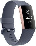 Fitbit Charge 3 Advanced Fitness Tracker with Heart Rate, Swim Tracking & 7 Day Battery - Rose-Gold/Grey, One Size