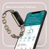 Fitbit Luxe Special Edition Activity Tracker with up to 6 days battery life, stress management tools and Active Zone Minutes, Peony / Soft Gold Stainless Steel