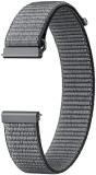 Samsung Fabric Band ET-SVR86 Watch Strap for Galaxy Watch4 with 20 mm Lug Width, Medium Woven Nylon, Grey