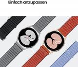 Samsung Fabric Band ET-SVR86 Watch Strap for Galaxy Watch4 with 20 mm Lug Width, Medium Woven Nylon, Grey