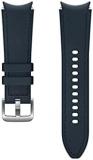 Samsung Electronics Hybrid Leather Silicone Watch Band Strap Small/Medium, for Galaxy Watch 4 and Galaxy Watch 4 Classic (US Version), Navy, (ET-SHR88SNEGUJ)