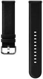 Samsung Original Galaxy Watch Active 2 Genuine Leather Replacement Band - Black
