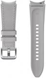 Samsung Watch Strap Hybrid Leather Band - Official Samsung Watch Strap - 20mm - S/M - Silver
